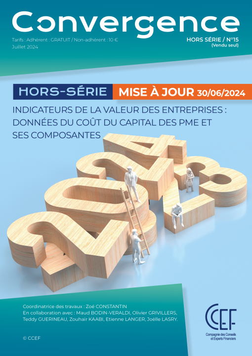 Hors-srie 15 - membre - Indicateurs de la valeur des entreprises : donnes du cot du capital des PME et ses composantes - Mise  jour 30/06/2024